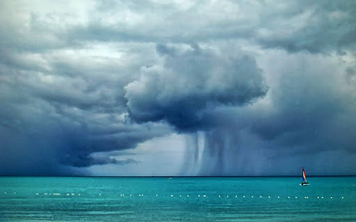 Hurricane With Rain Wallpaper