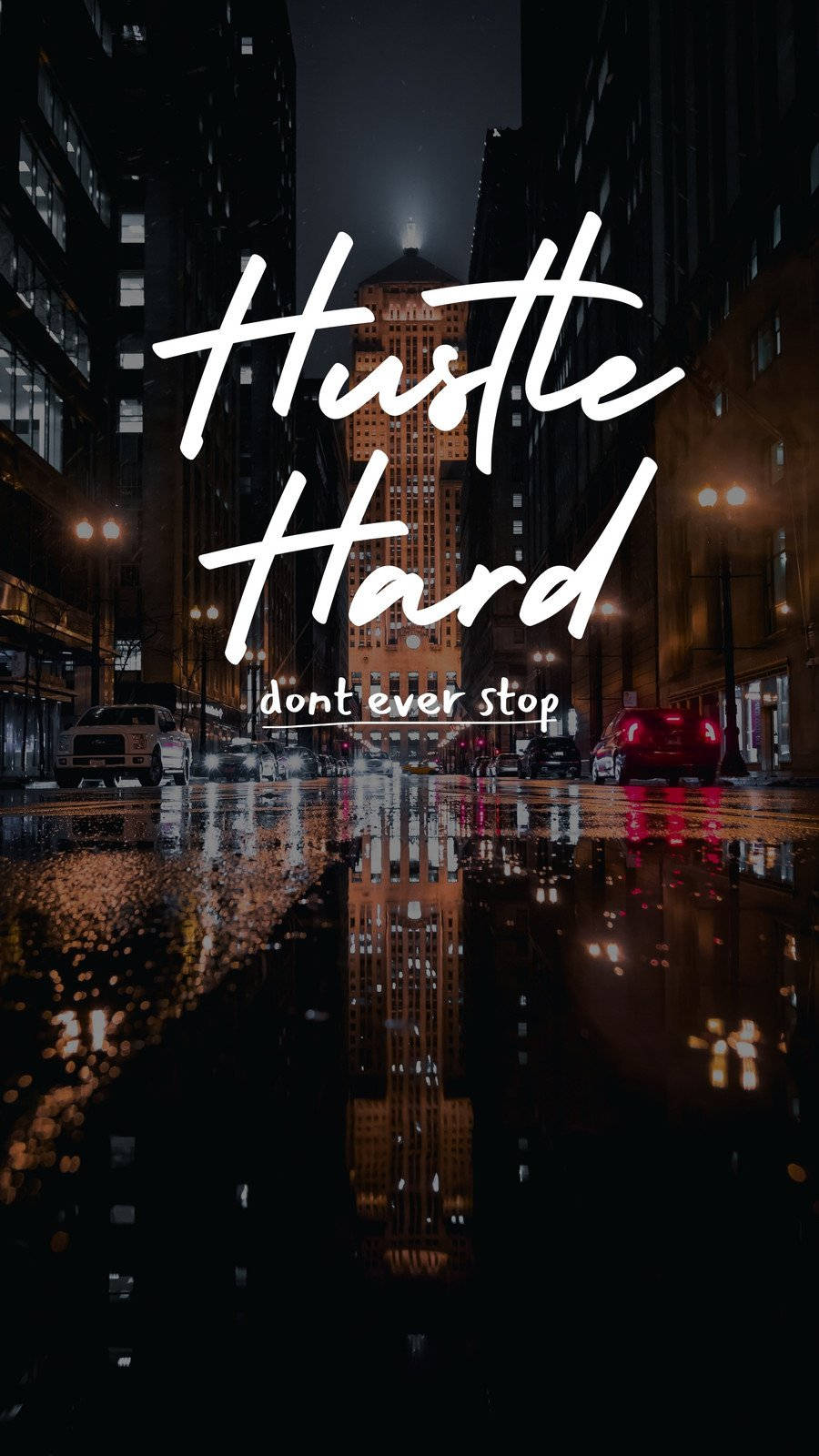 Hustle Hard Quotes Wallpaper