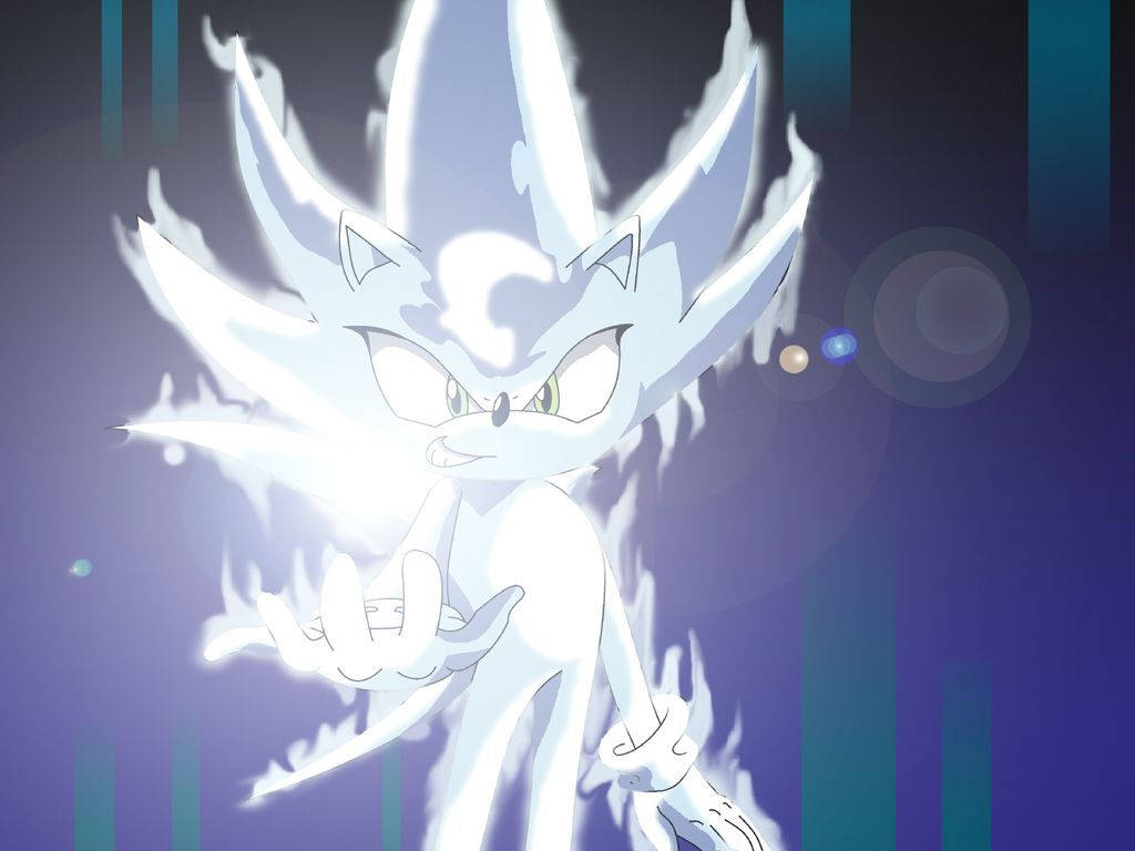 Hyper Sonic Glitched Art Wallpaper