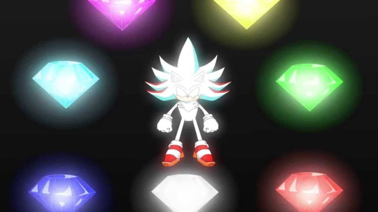 Hyper Sonic Seven Emeralds Wallpaper