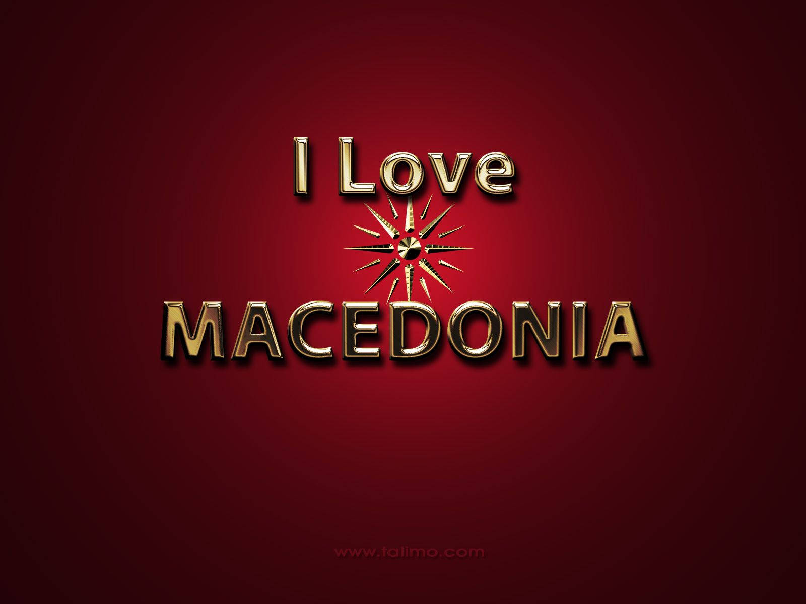 I Love Macedonia Wallpaper