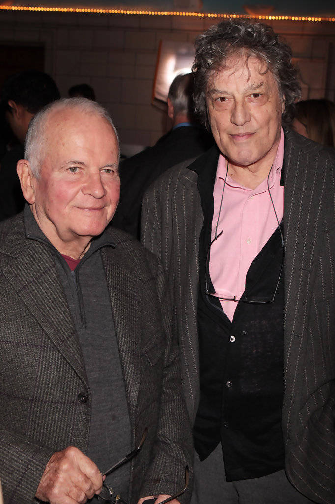 Ian Holm Tom Stoppard The Ghost Vip Screening Wallpaper