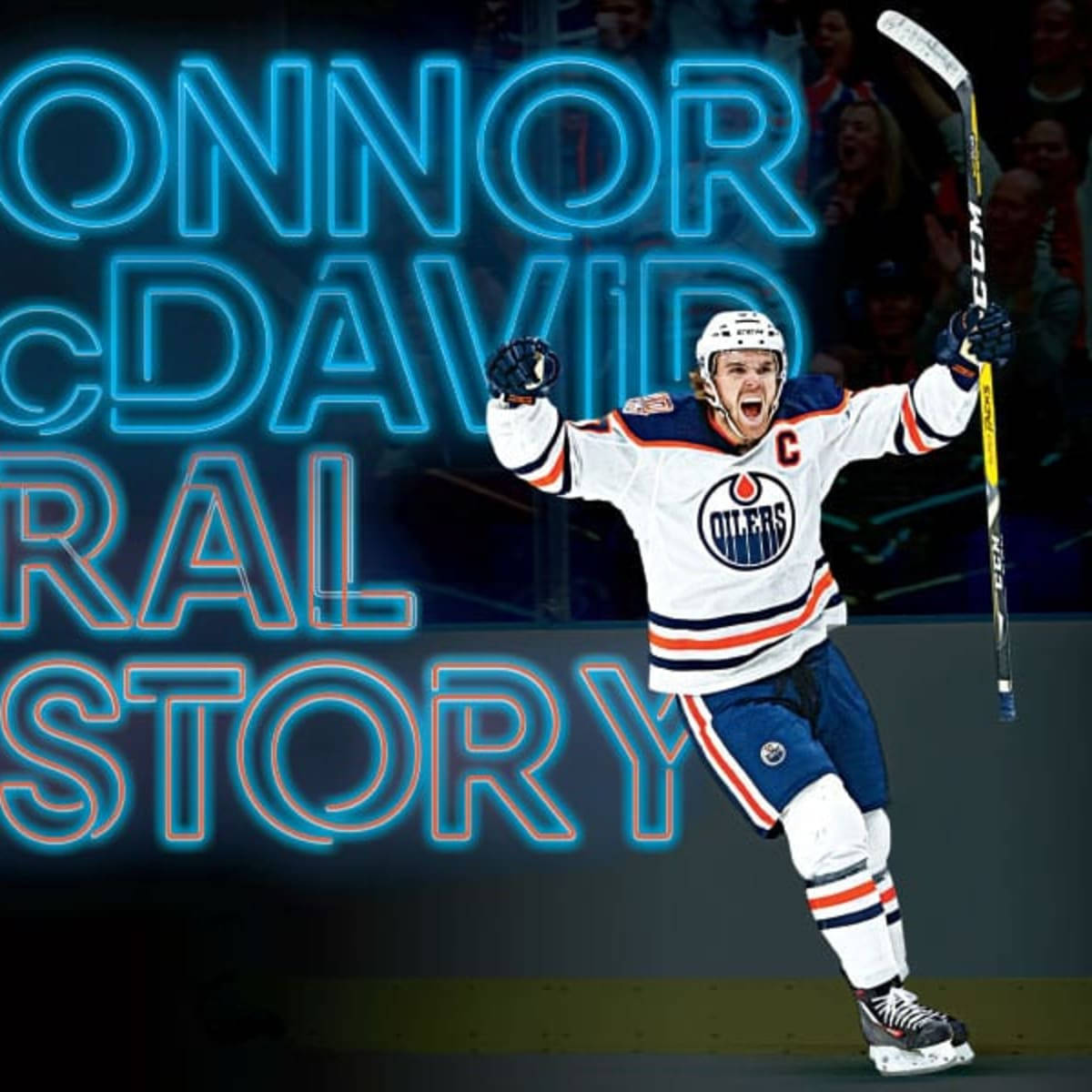 Ice Hockey Player Connor Mcdavid Wallpaper