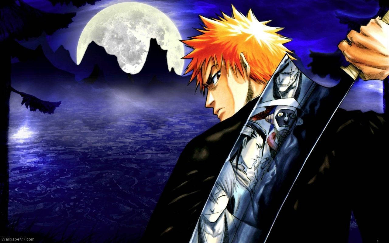 Ichigo Kurosaki And The Gotei 13 Captains Wallpaper