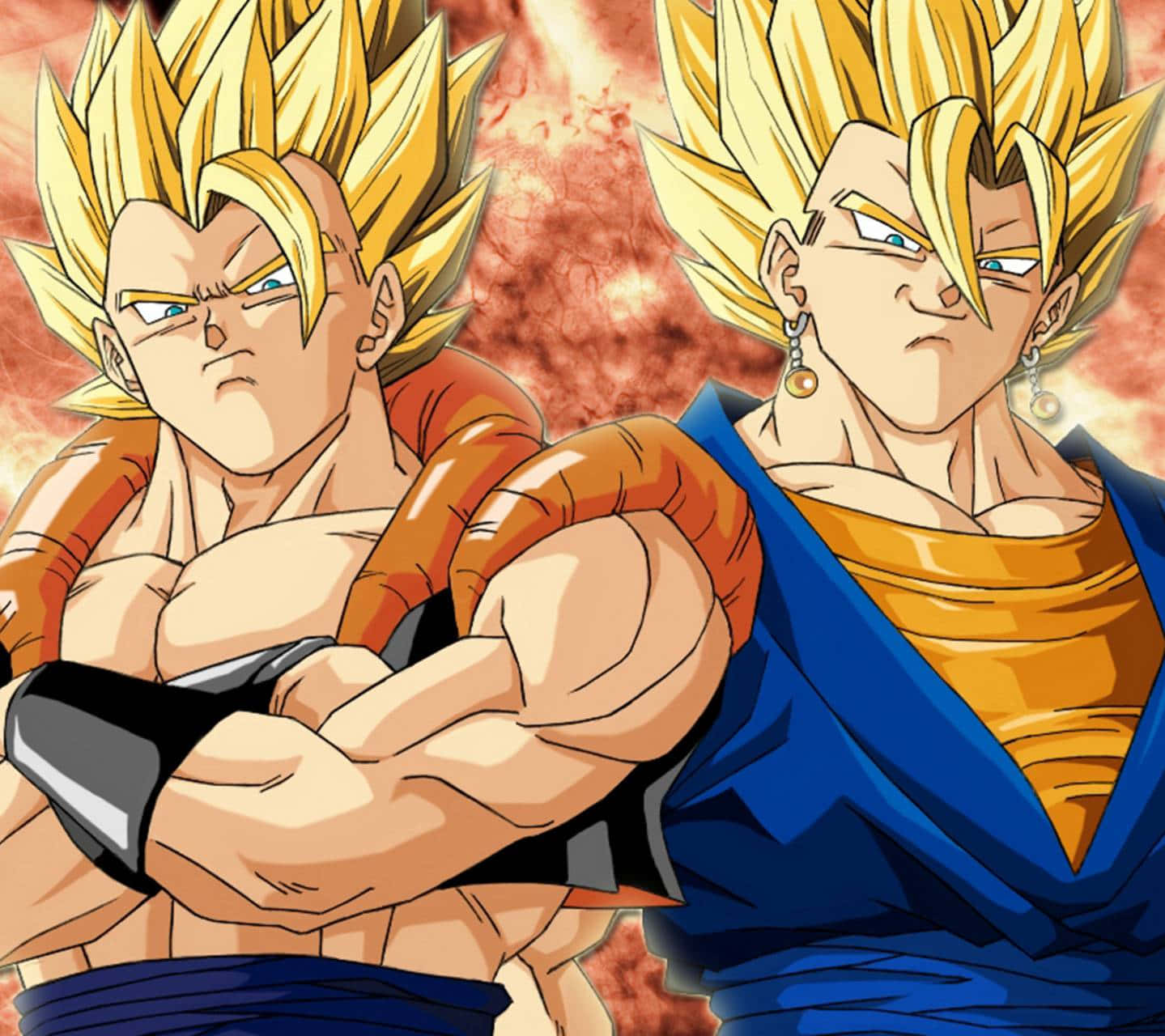 Iconic Fusions Gogeta And Vegito Wallpaper