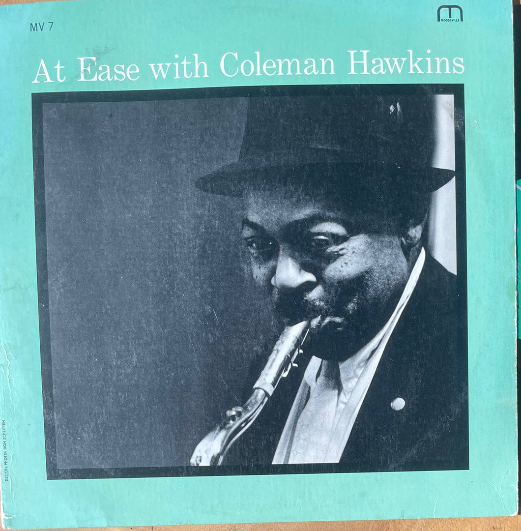 Iconic Jazz Legend Coleman Hawkins On Vintage Vinyl Wallpaper