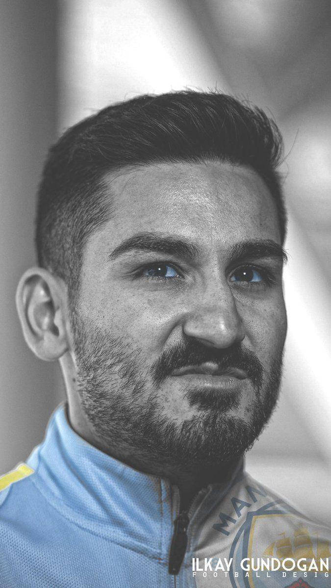 Ilkay Gundogan Selective Color Up-close Wallpaper