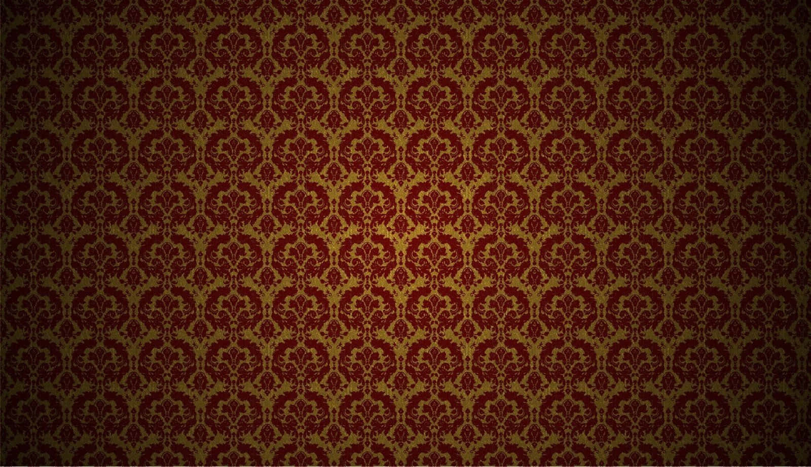 Illuminated Red And Gold Wallpaper