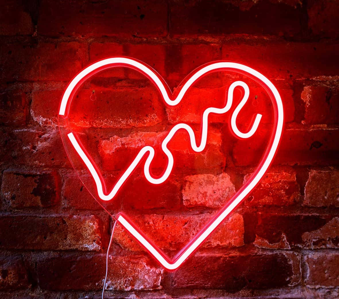 Illuminating Red Led Light Wallpaper