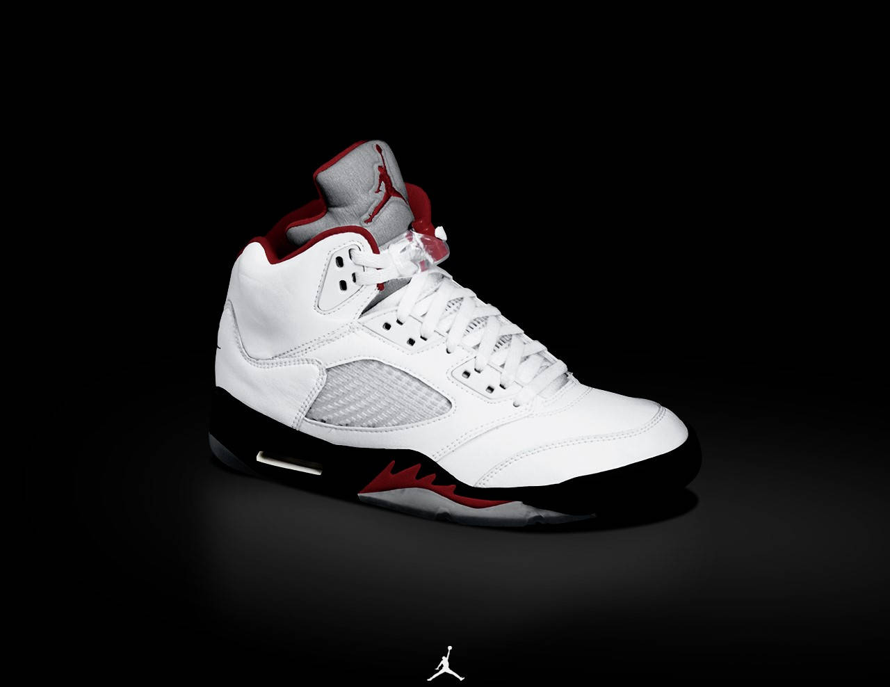 Image A Classic Pair Of Jordan Shoes As First Released In 1985 Wallpaper