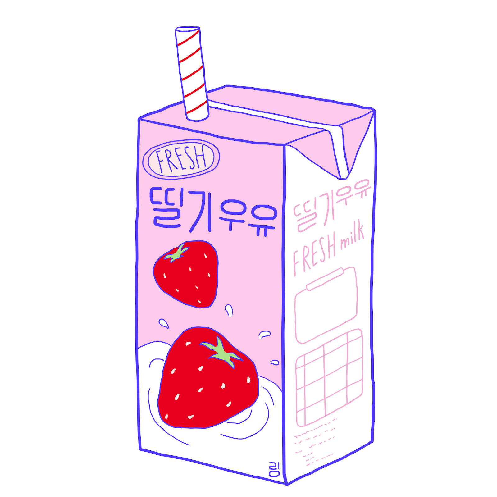 Image A Cup Of Refreshing Strawberry Milk Wallpaper