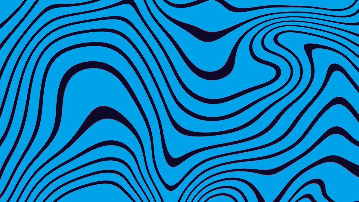 Image Pewdiepie In Blue Wavy Lines Wallpaper