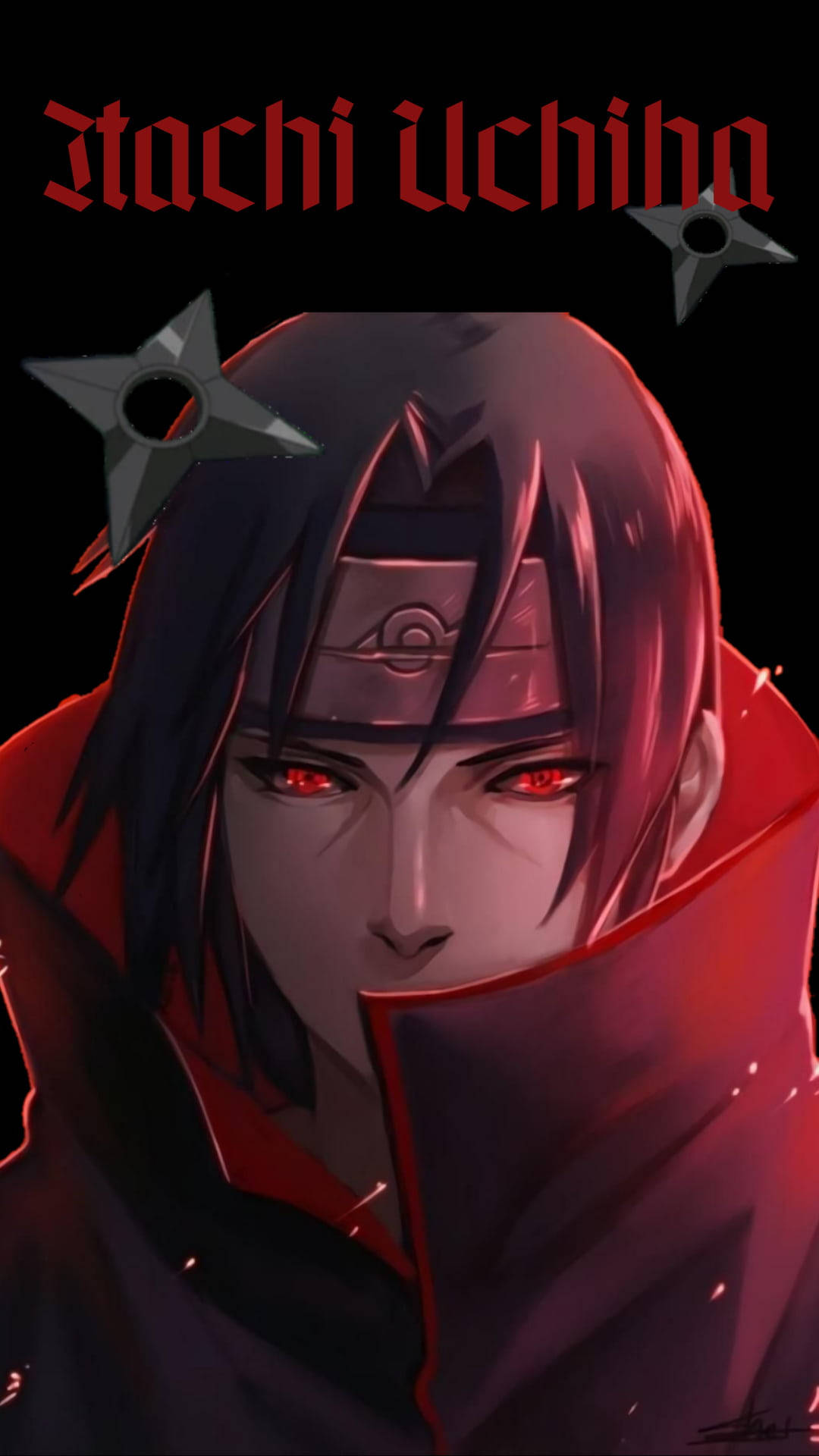 Impressive Anime Uchiha Itachi Pfp Graphic Art Wallpaper