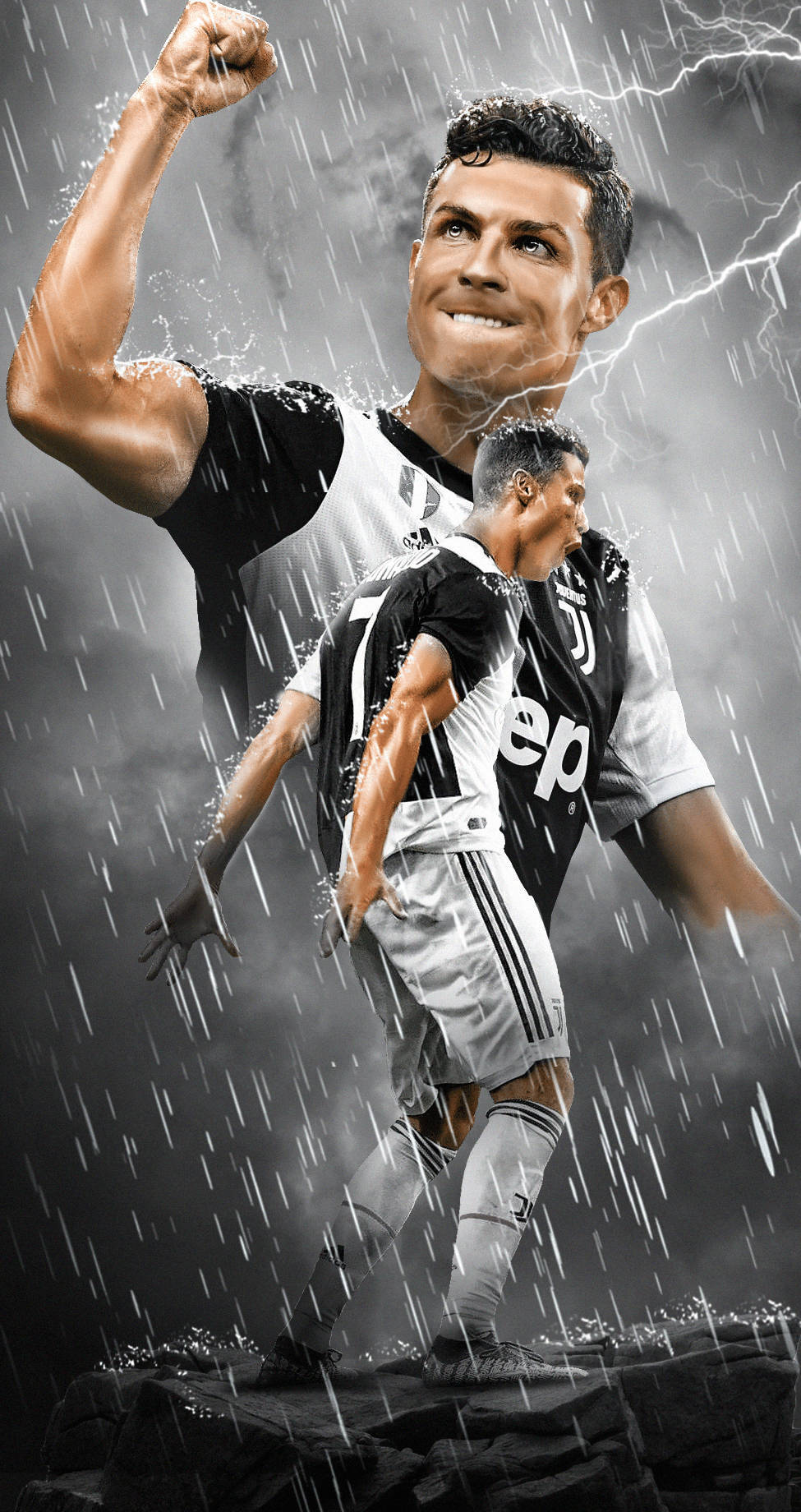 In A Storm Cr7 3d Wallpaper