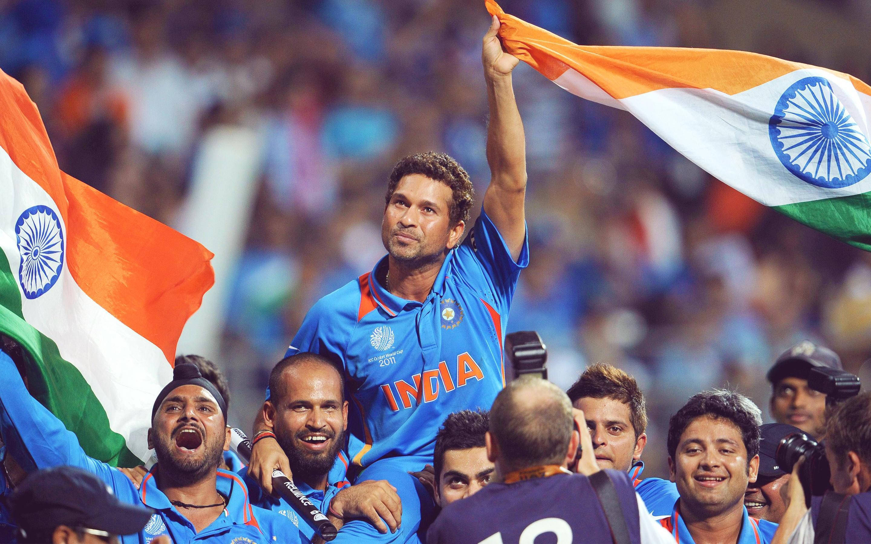 Indian Flag Cricket 4k Wallpaper