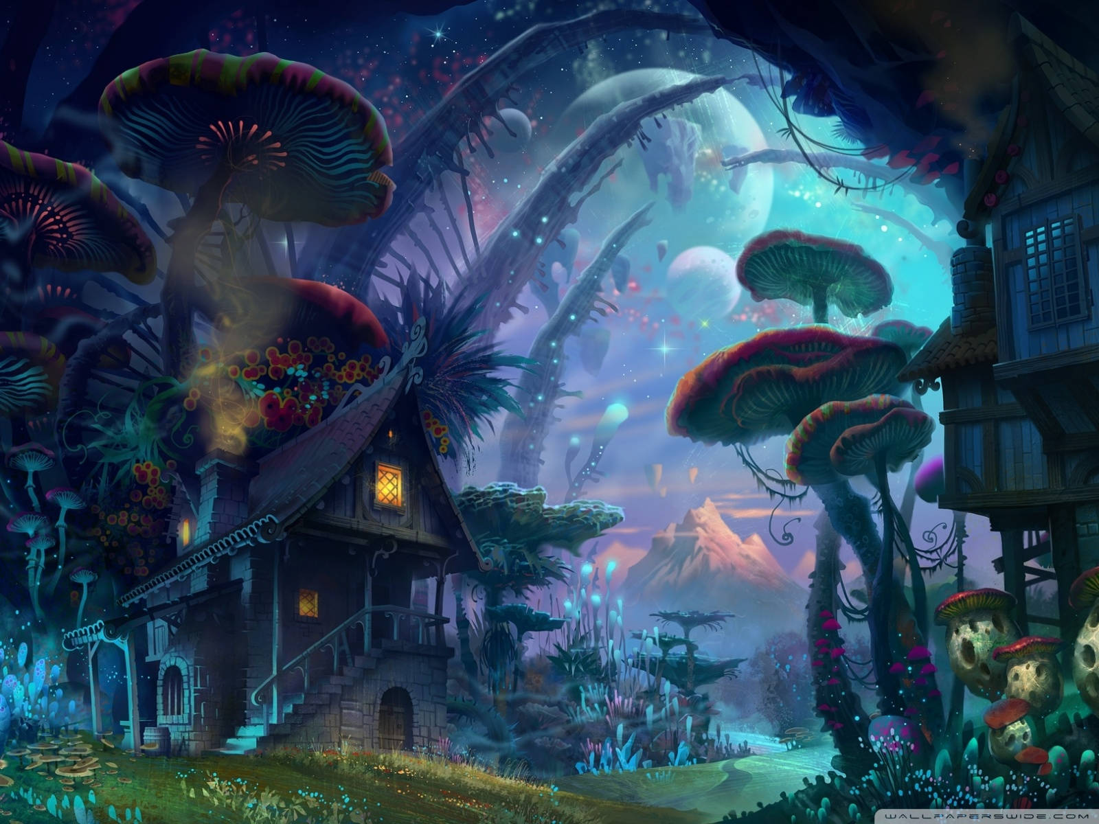 Infected Mushroom Fantasy World Wallpaper