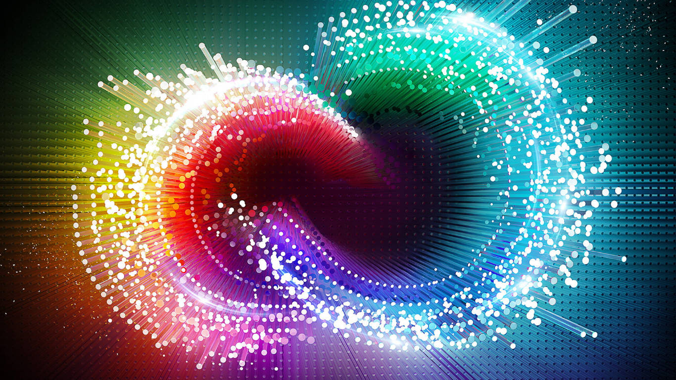 Infinity Symbol Colorful Glowing Wallpaper