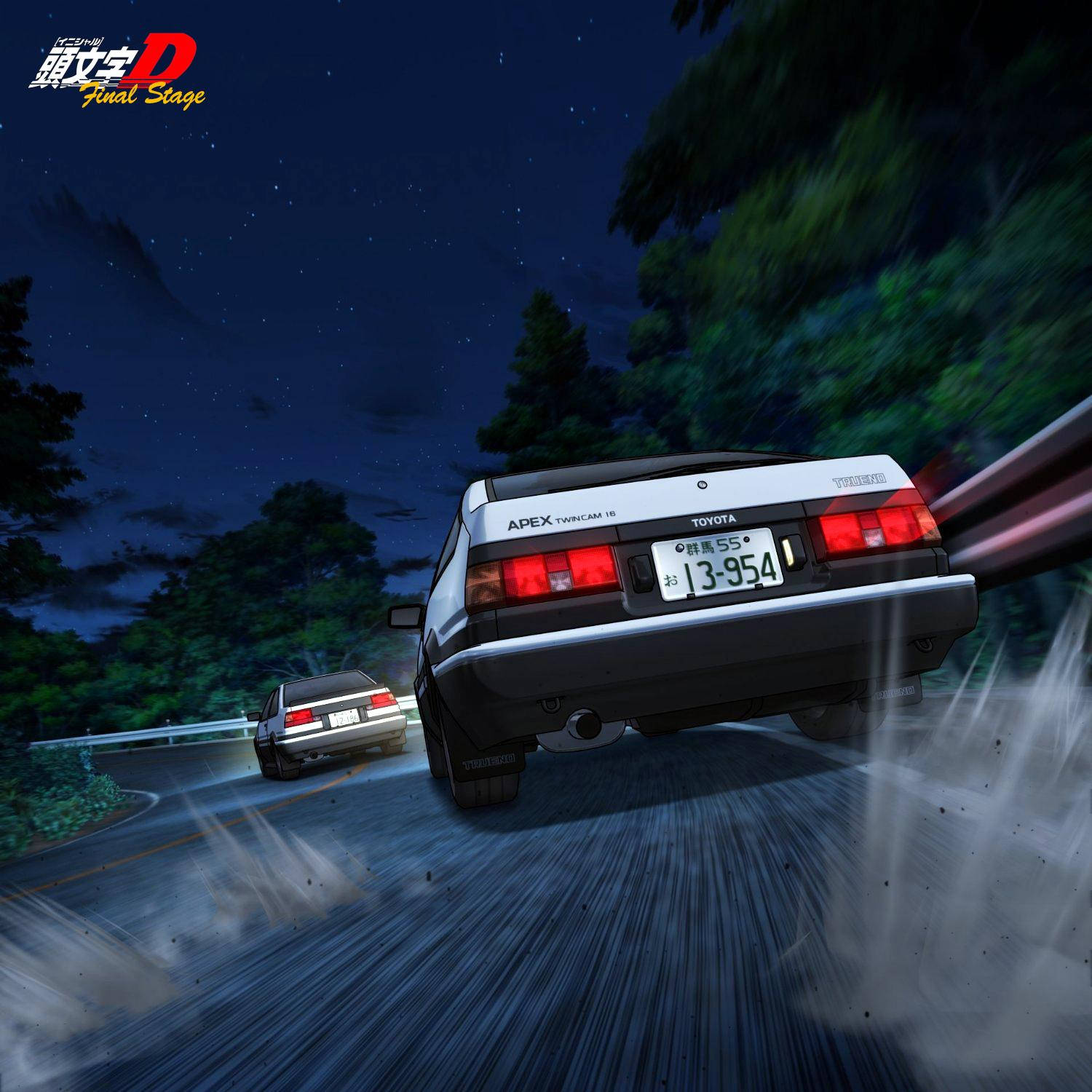 Initial D Toyota Sports Cars Wallpaper