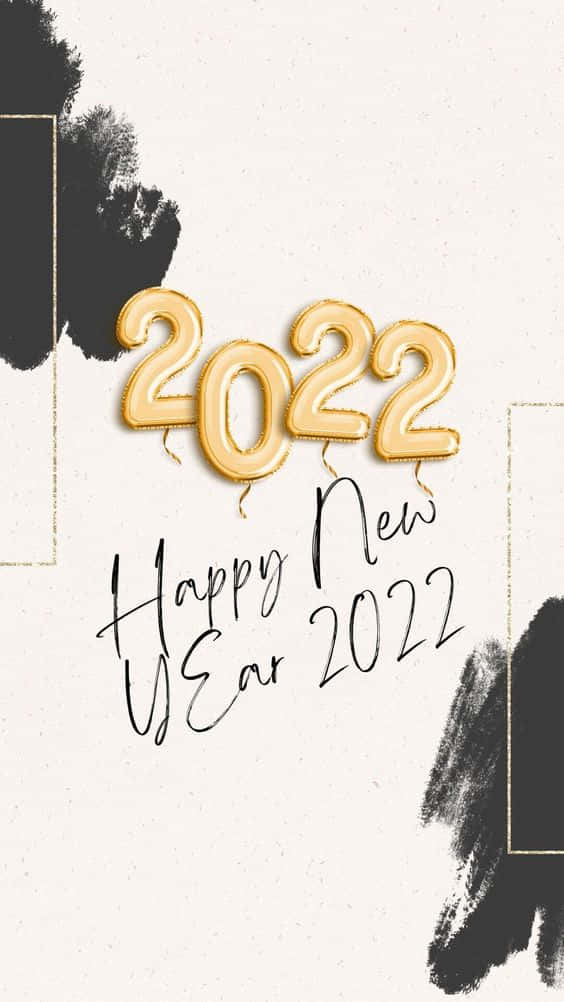 Ink Brush New Year 2022 Wallpaper