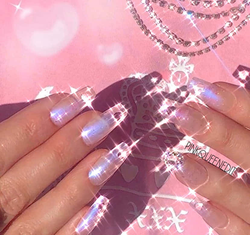 Insta Baddie Nail Art Wallpaper