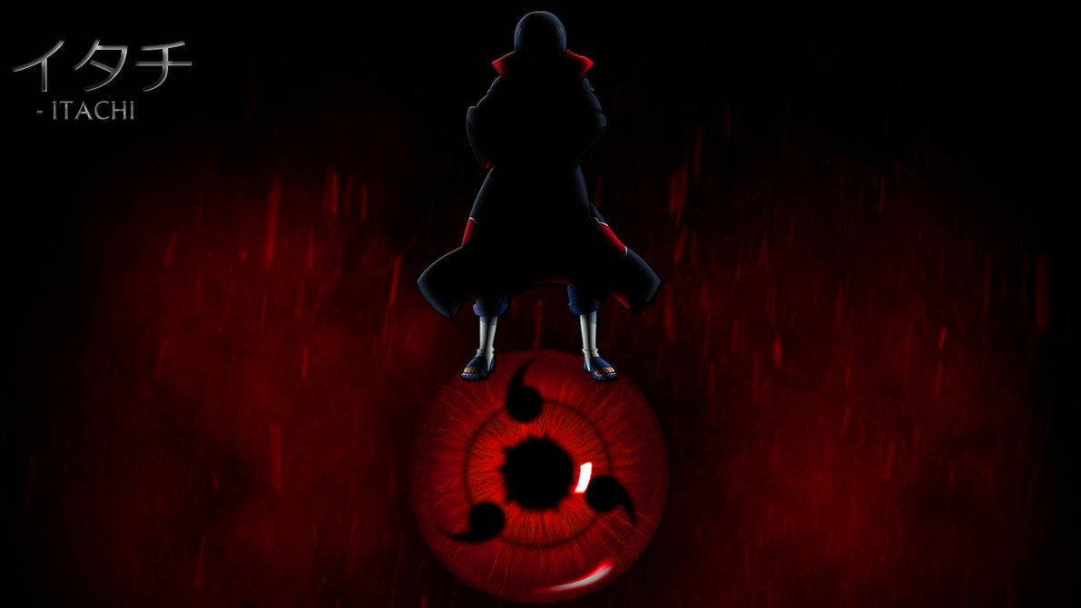 Intense Battle-ready Itachi Uchiha Of Naruto Wallpaper