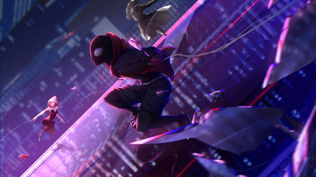 Into The Amazing Spider Verse Wallpaper