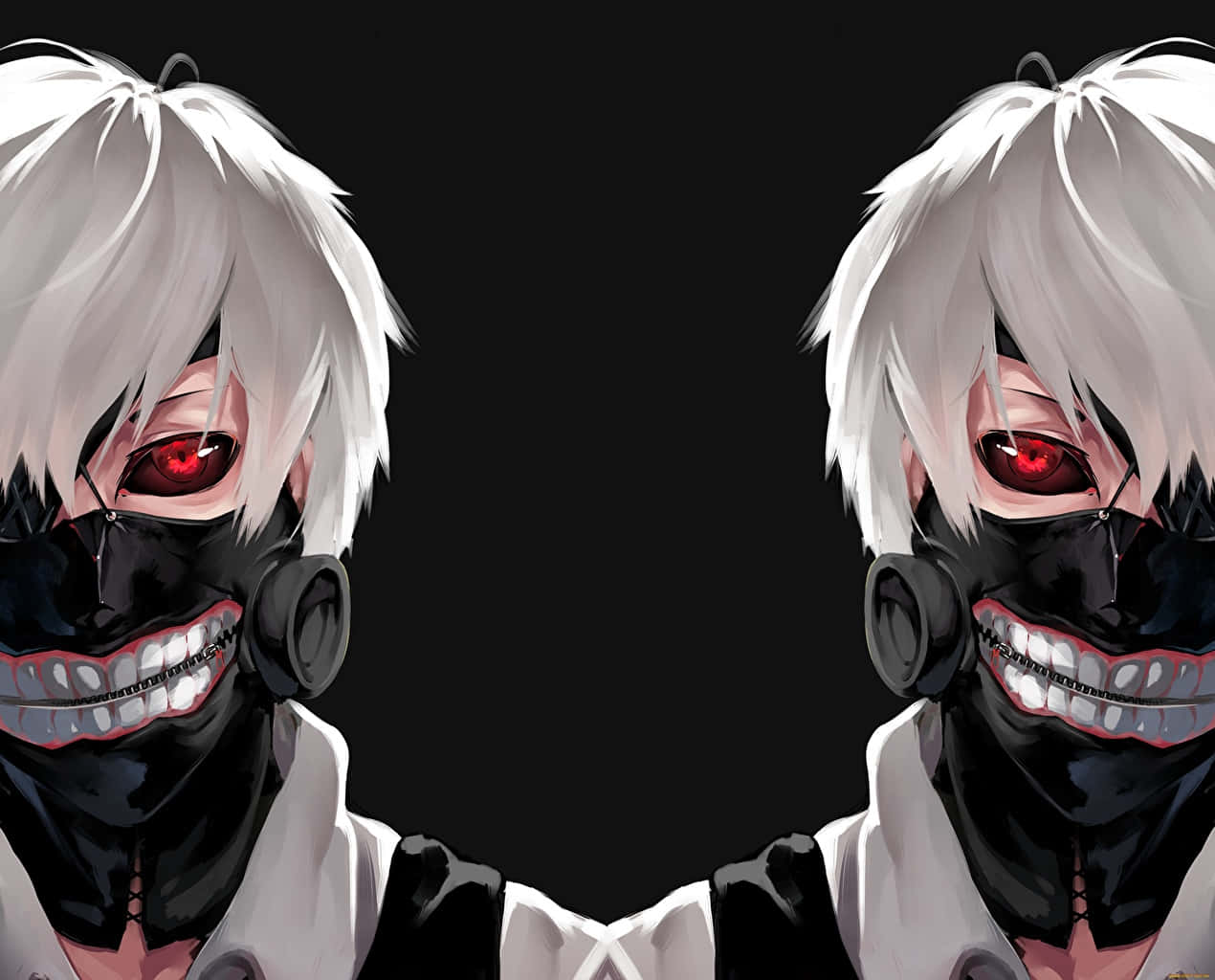 Intricate Tokyo Ghoul Desktop Scene Wallpaper