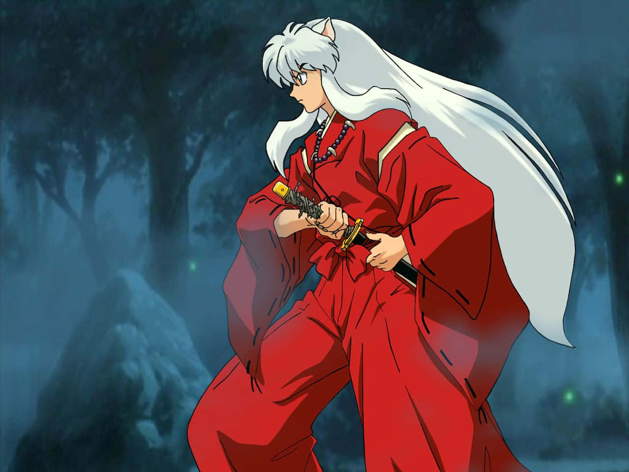 Inuyasha In All Of His Glory Wallpaper
