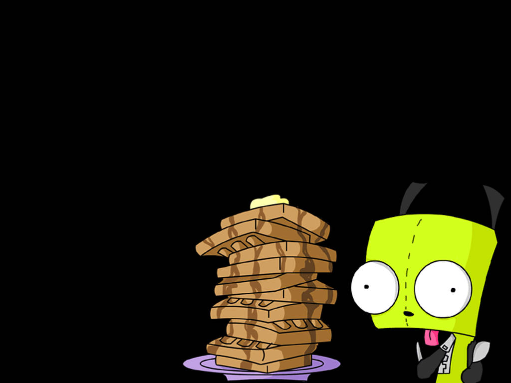 Invader Zim And Pancakes Wallpaper