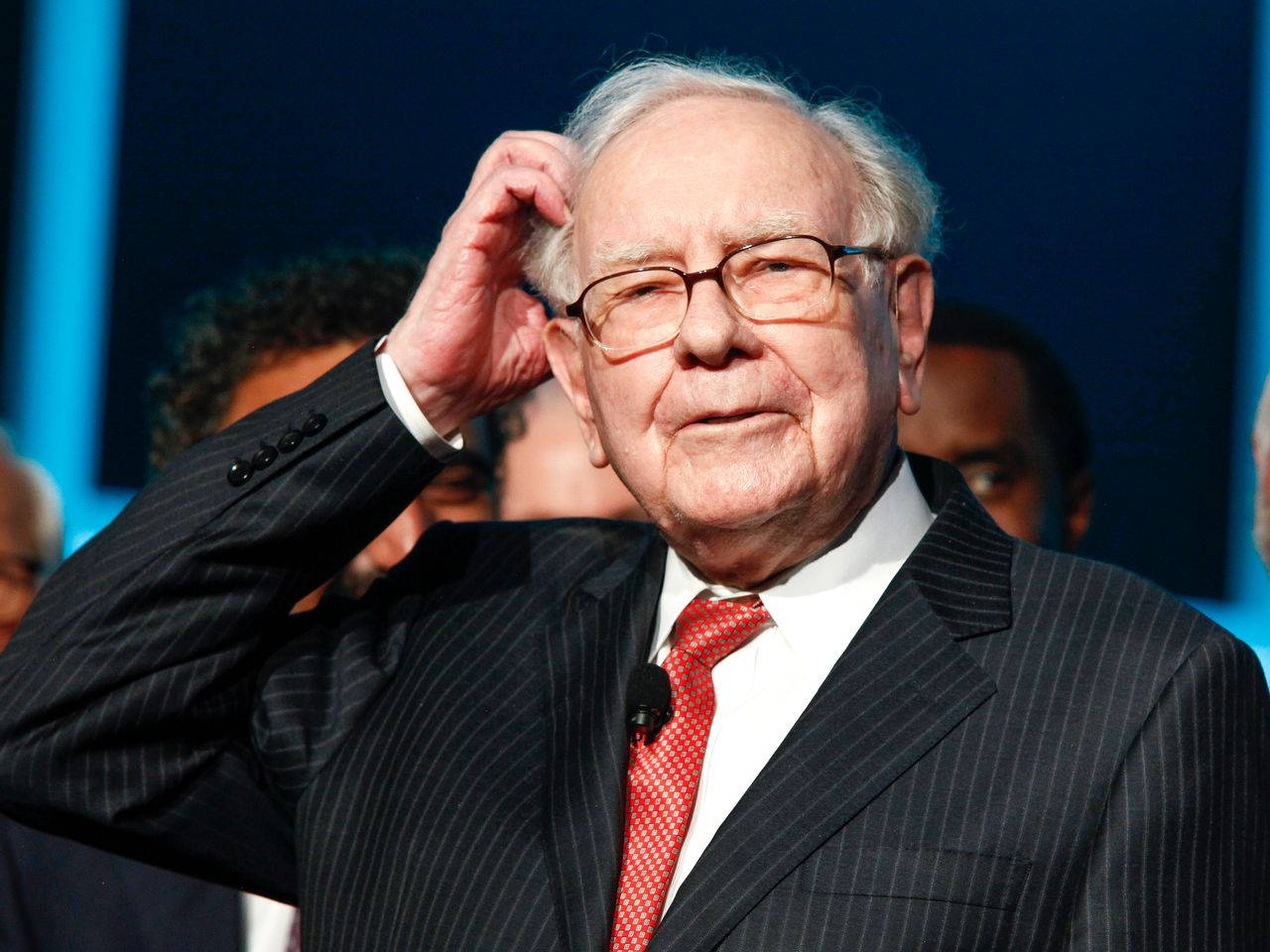 Investment Guru, Warren Buffett, In Deep Thought Wallpaper