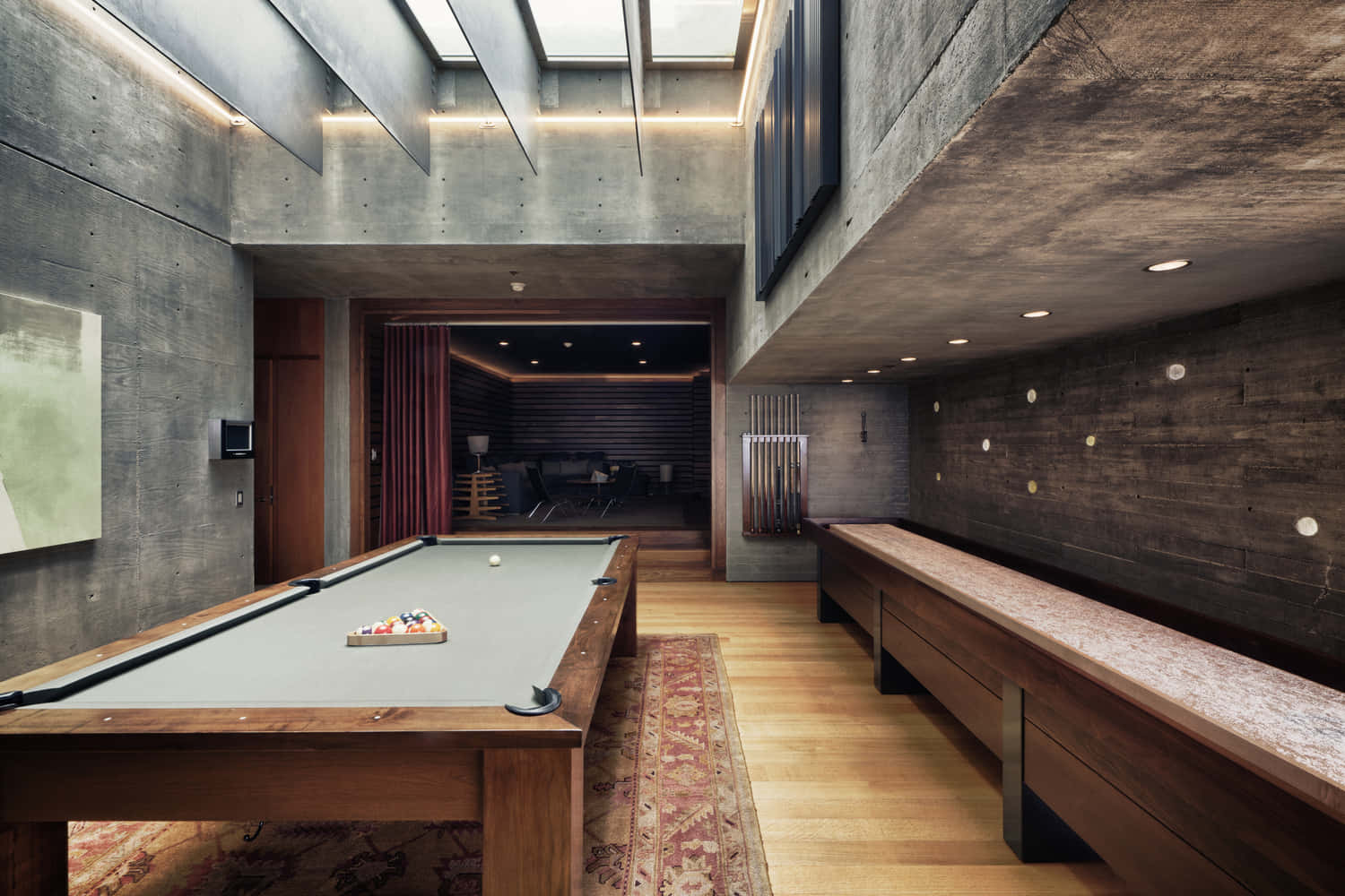 Invigorating Game Night With Stunning Pool Table Wallpaper