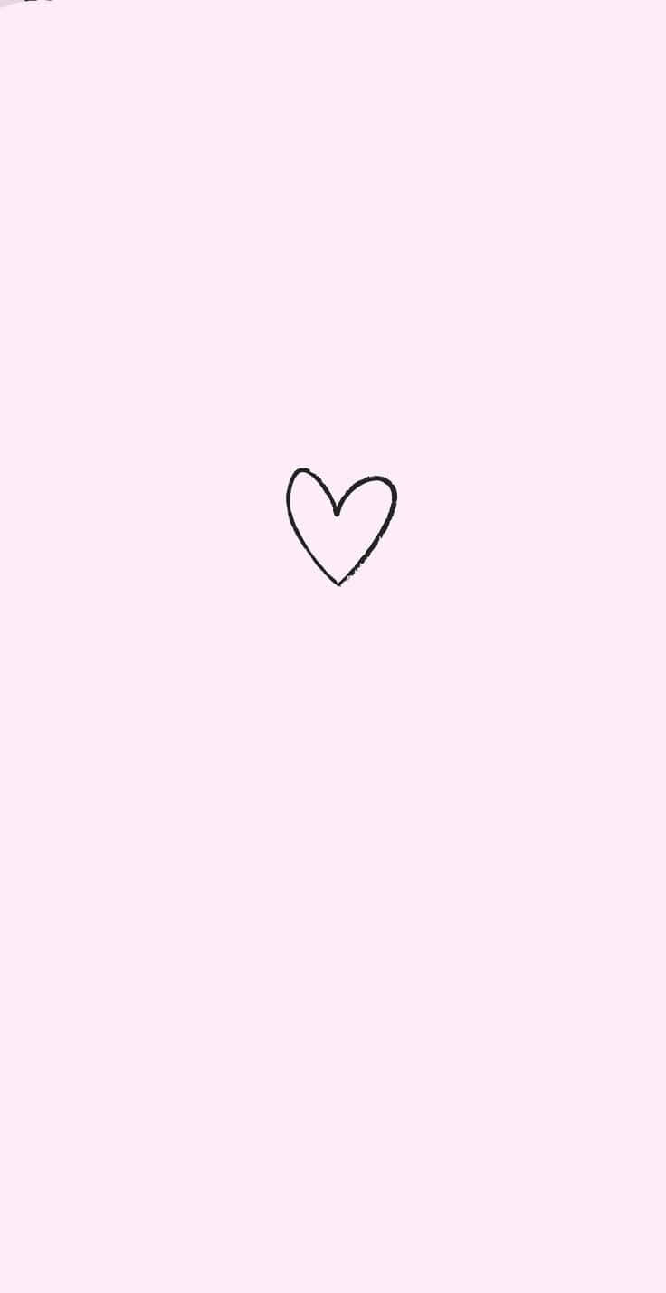 Iphone Simple Cute Heart Wallpaper