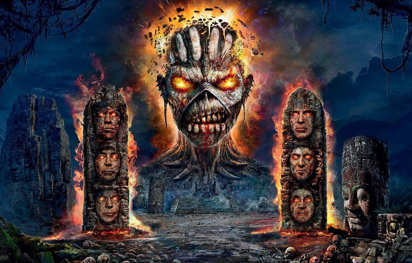 Iron Maiden Goes Back To Its Roots With Book Of Souls Wallpaper