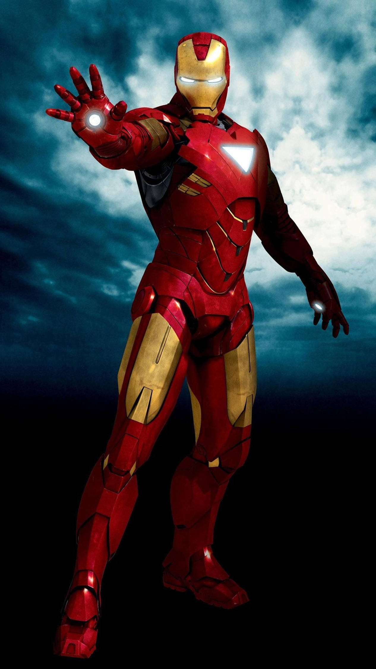 Iron Man 4k Iphone Dark Blue Sky Wallpaper