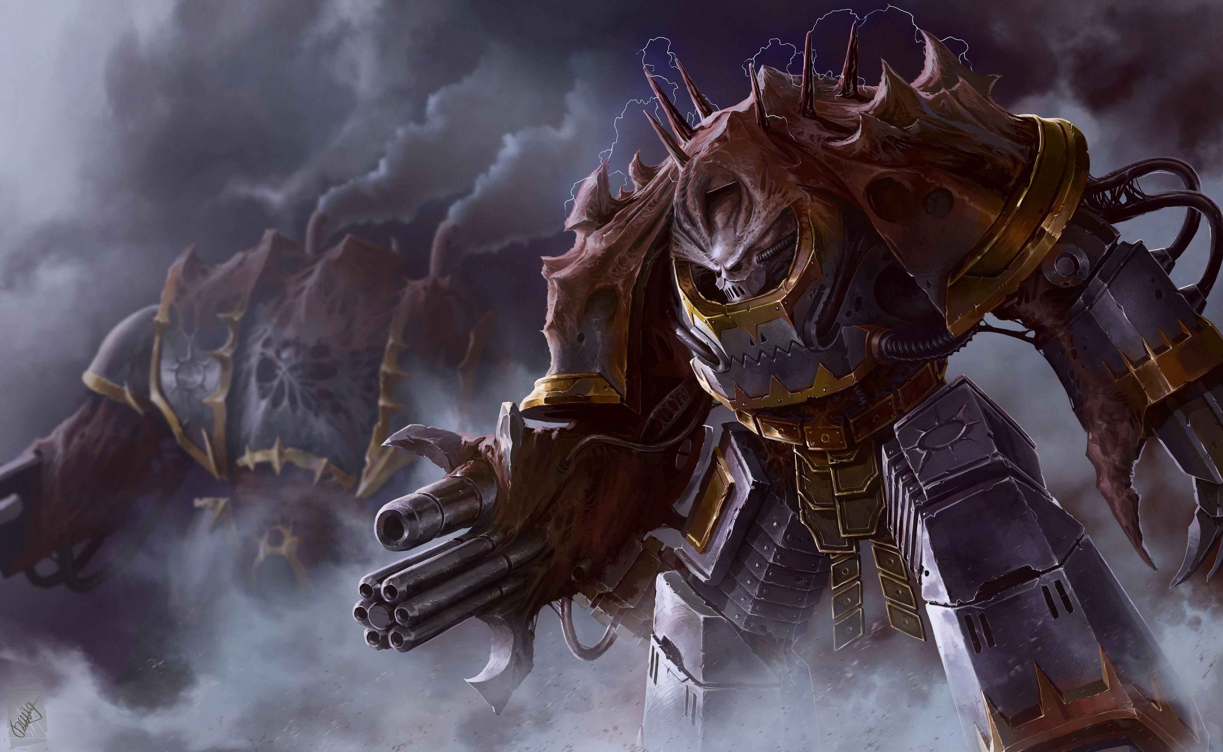 Iron Warriors Warhammer 40k Hd Wallpaper