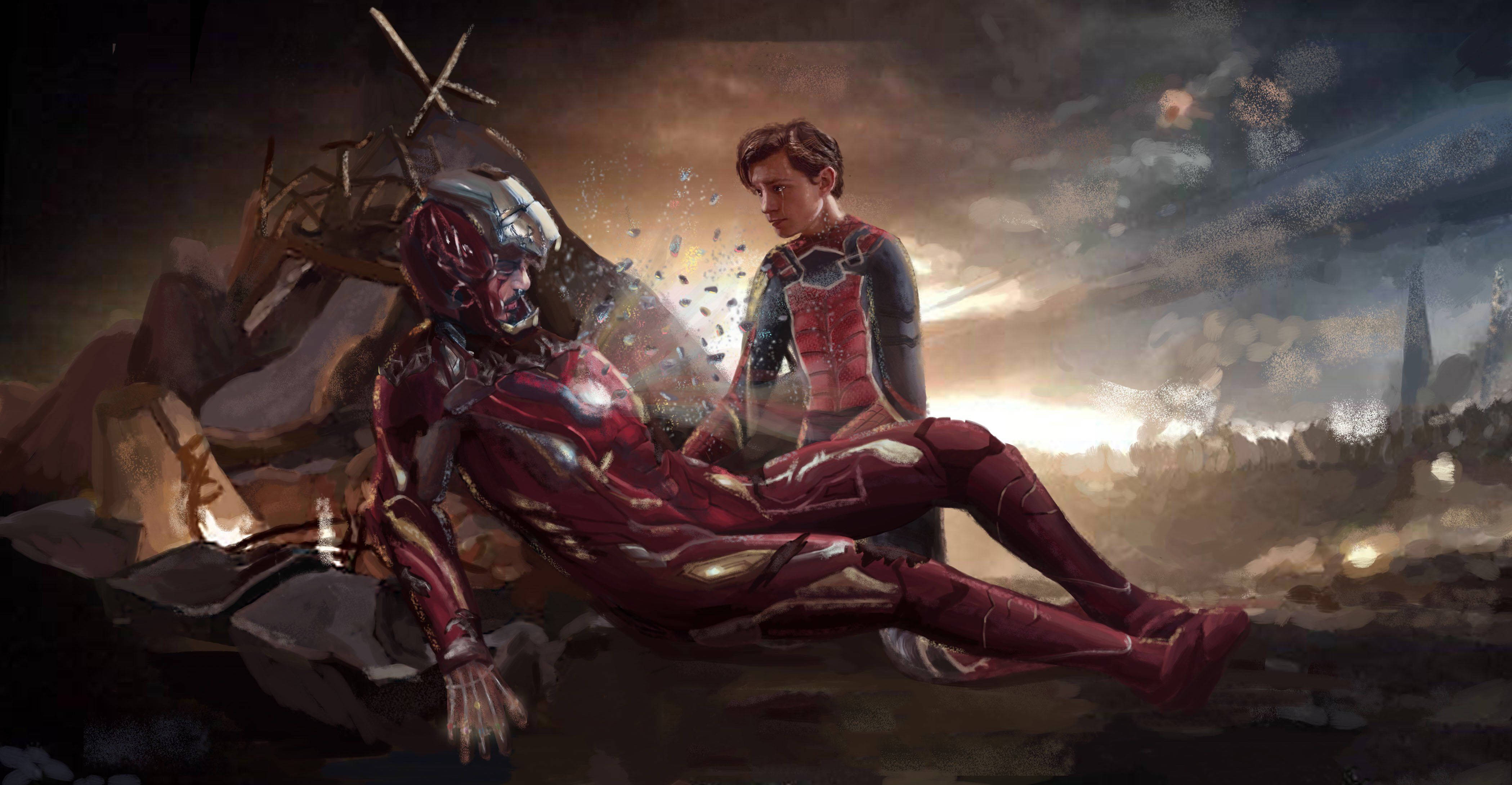 Ironman With Spiderman Iron Spider Wallpaper