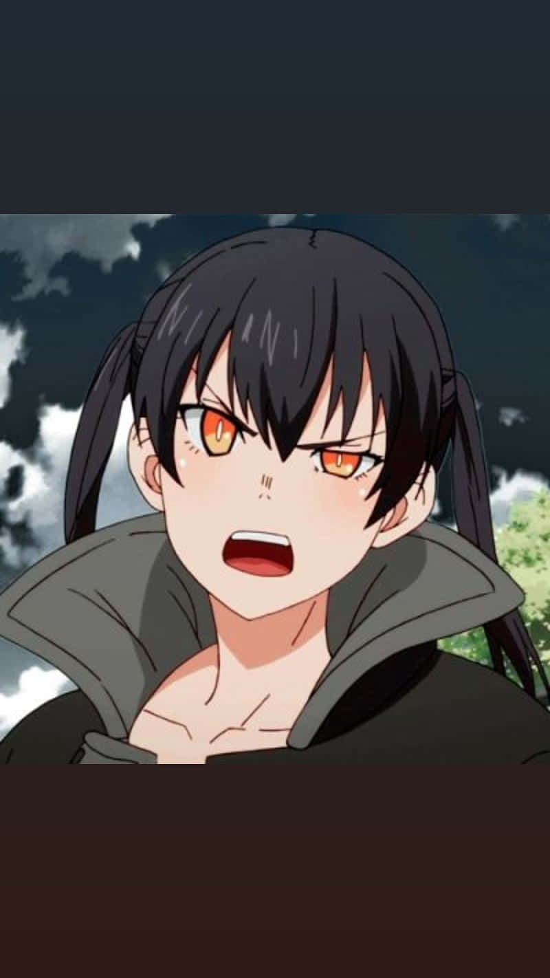 Irritated Tamaki Fire Force Wallpaper