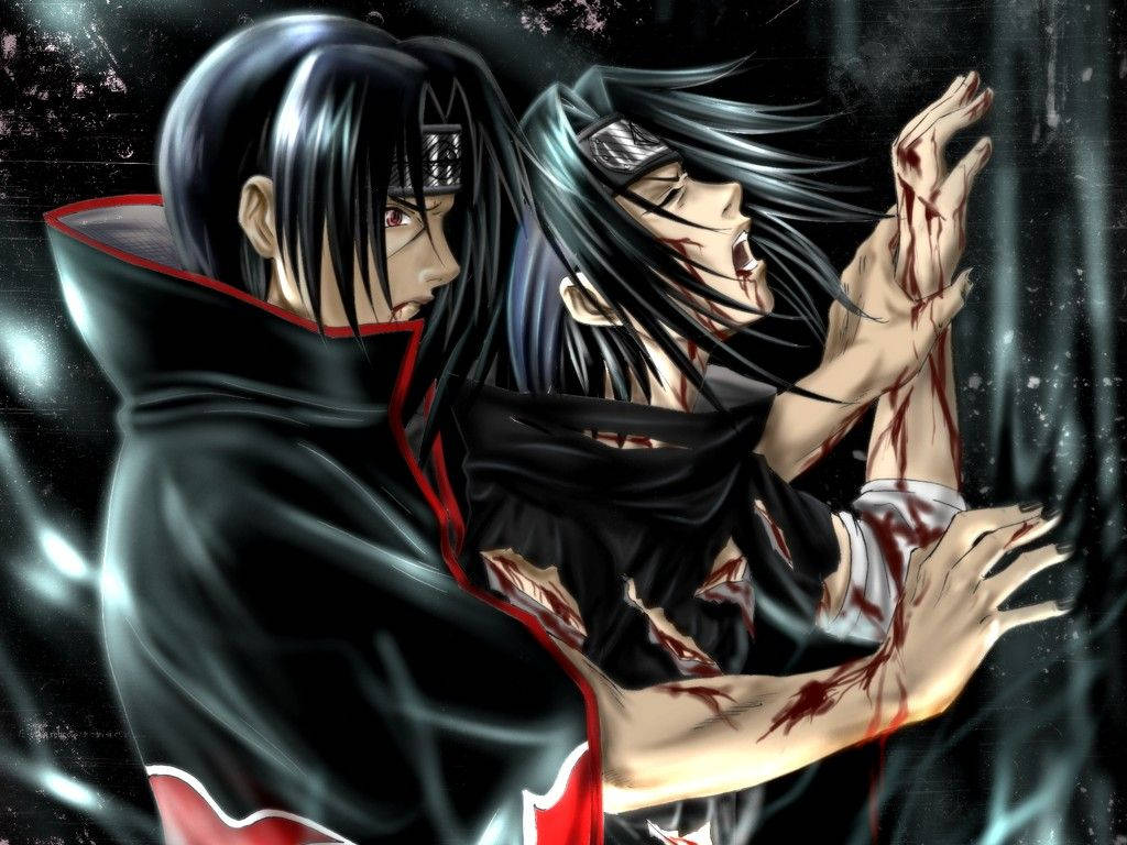 Itachi And Sasuke Meet Again In Naruto Shippuden Wallpaper