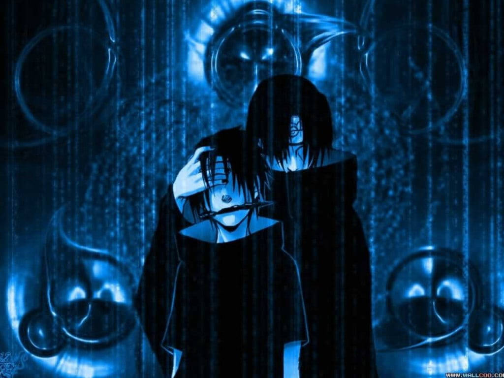 Itachi Cool Raining Wallpaper