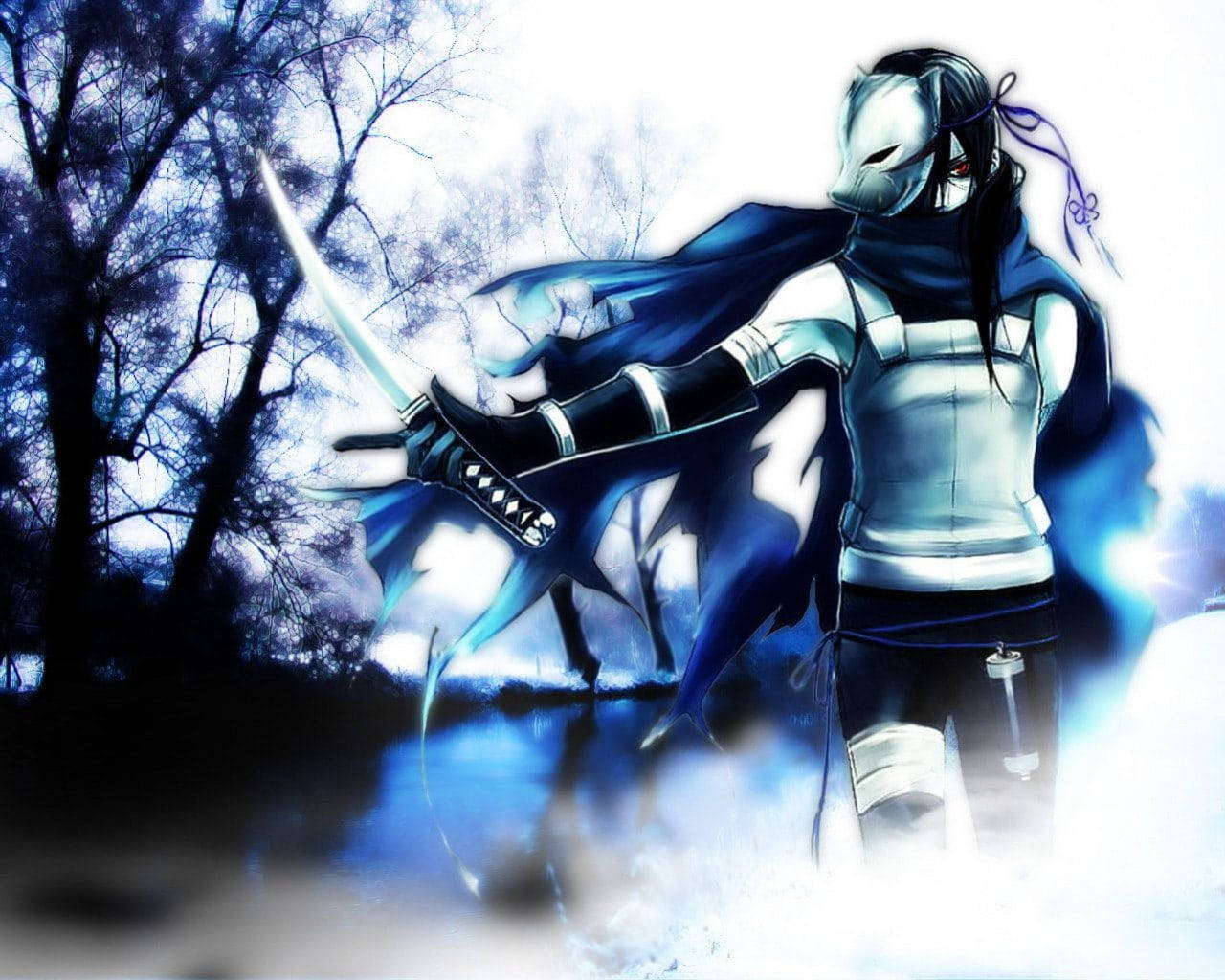 Itachi Cool Sword Wallpaper