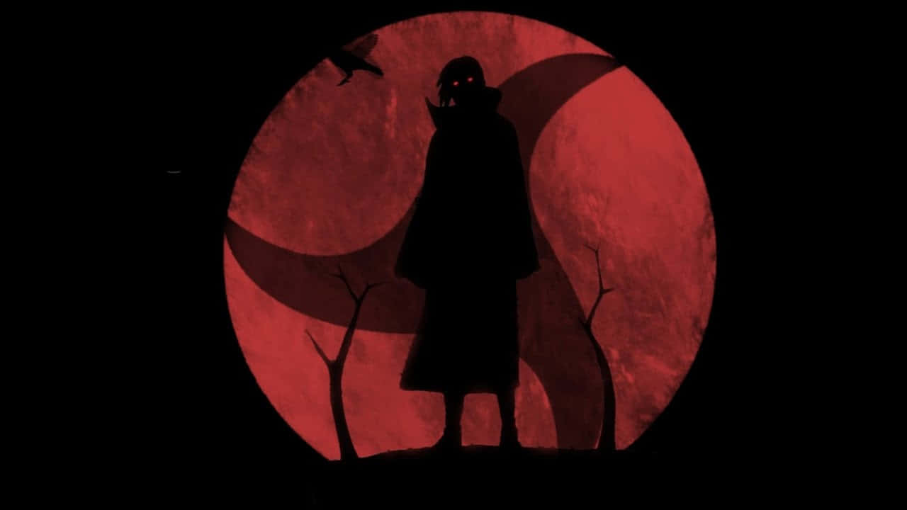 Itachi Live Crow Power Logo Wallpaper