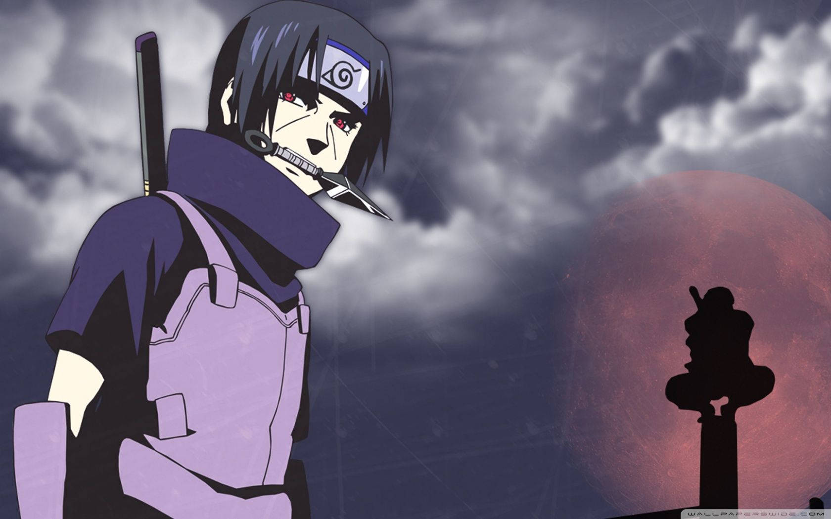 Itachi Uchiha - A Powerful Anbu Member Wallpaper