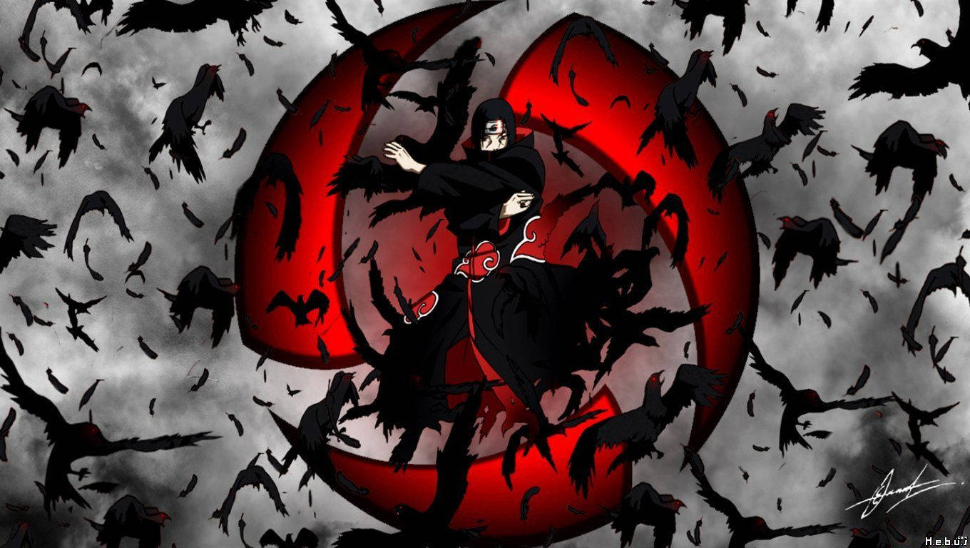 Itachi Uchiha, The Great And Fearless Elder Brother Of Naruto Shippuden Wallpaper