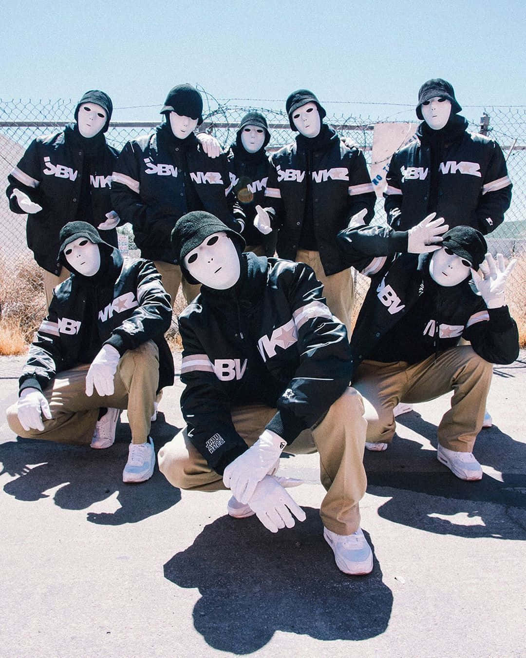 Jabbawockeez Pose For Picture Wallpaper