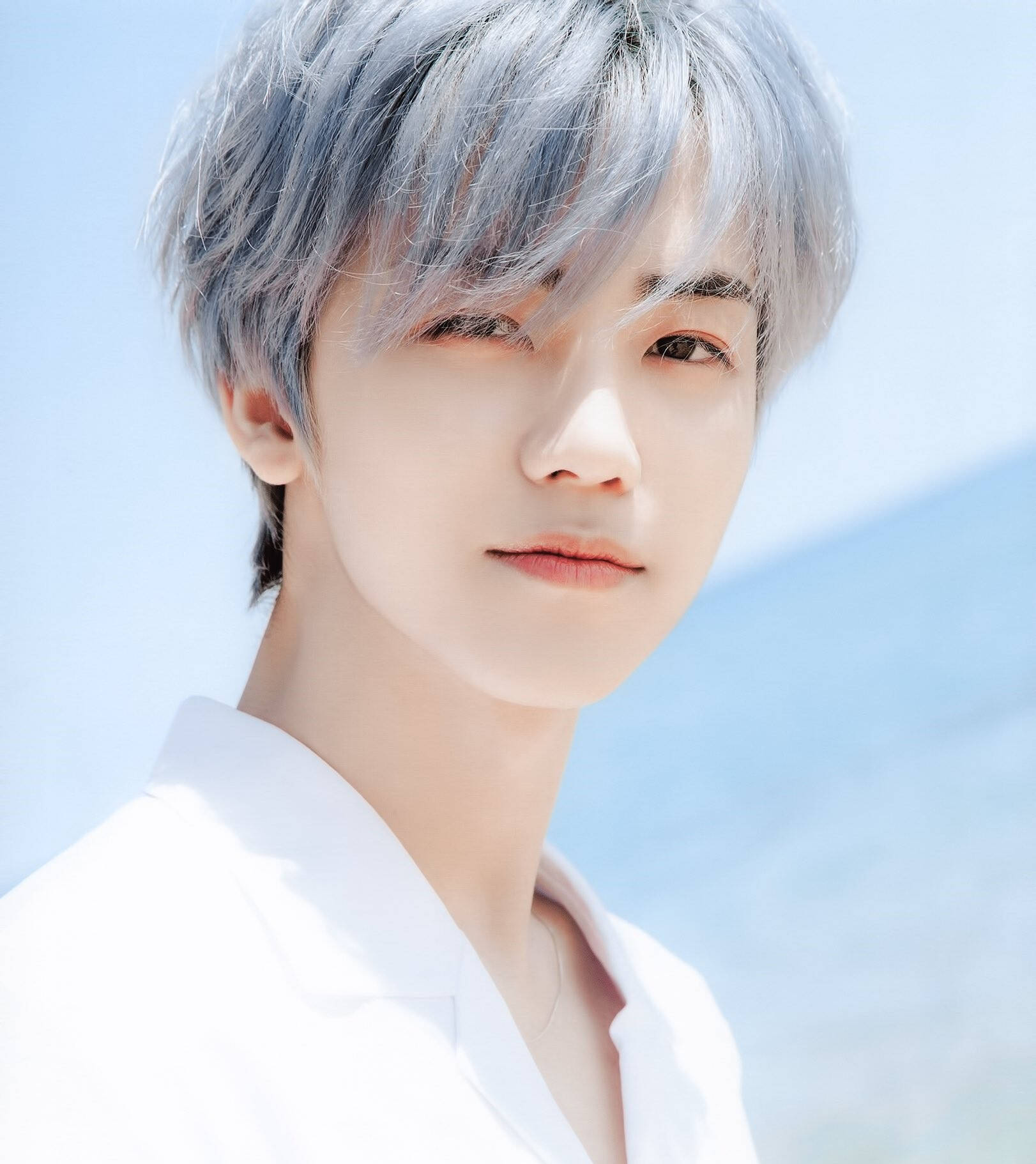 Jaemin Nct Silver Hair Wallpaper