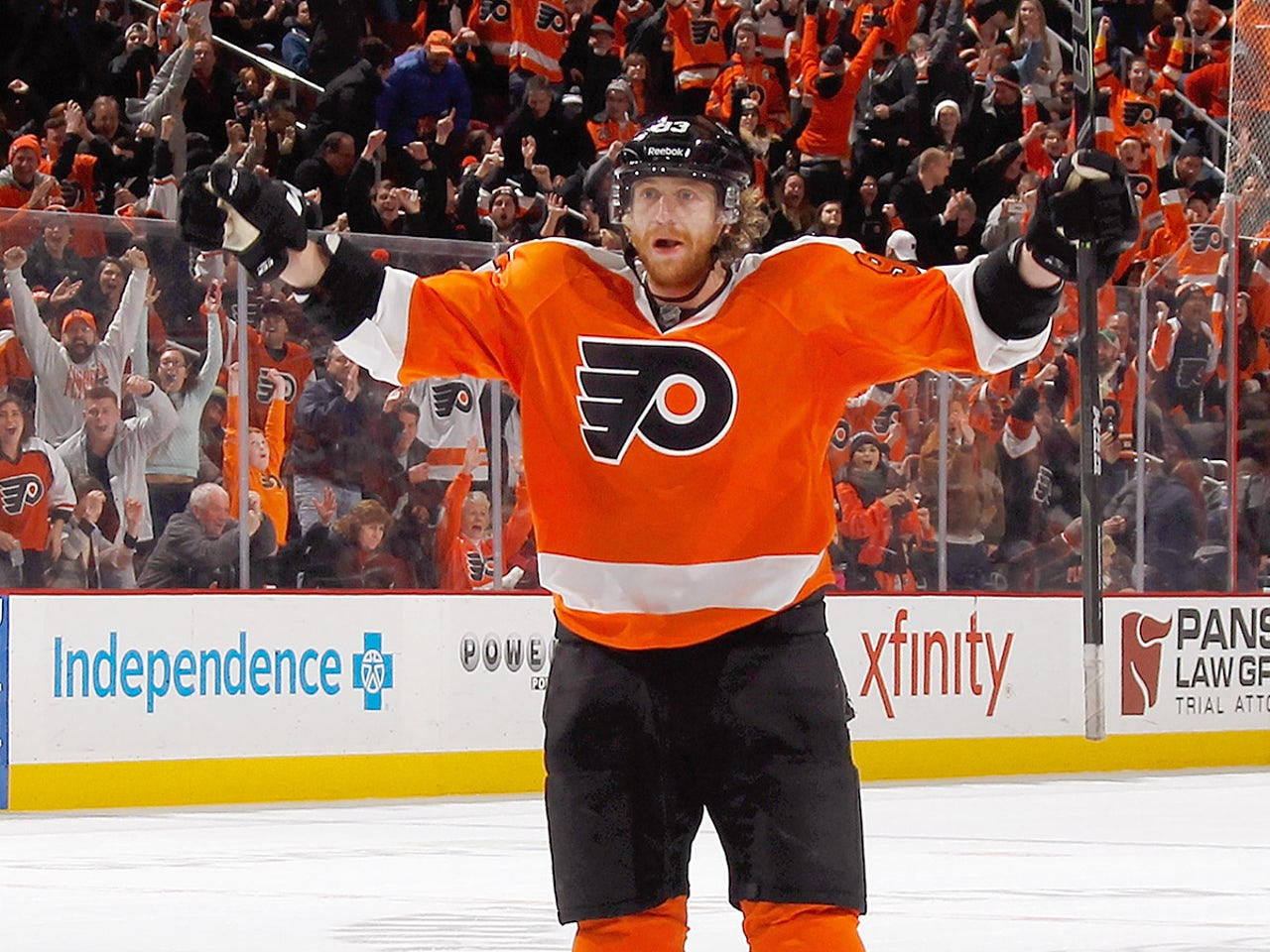 Jakub Voracek Philadelphia Fyers Win Against Washington Capitals Wallpaper