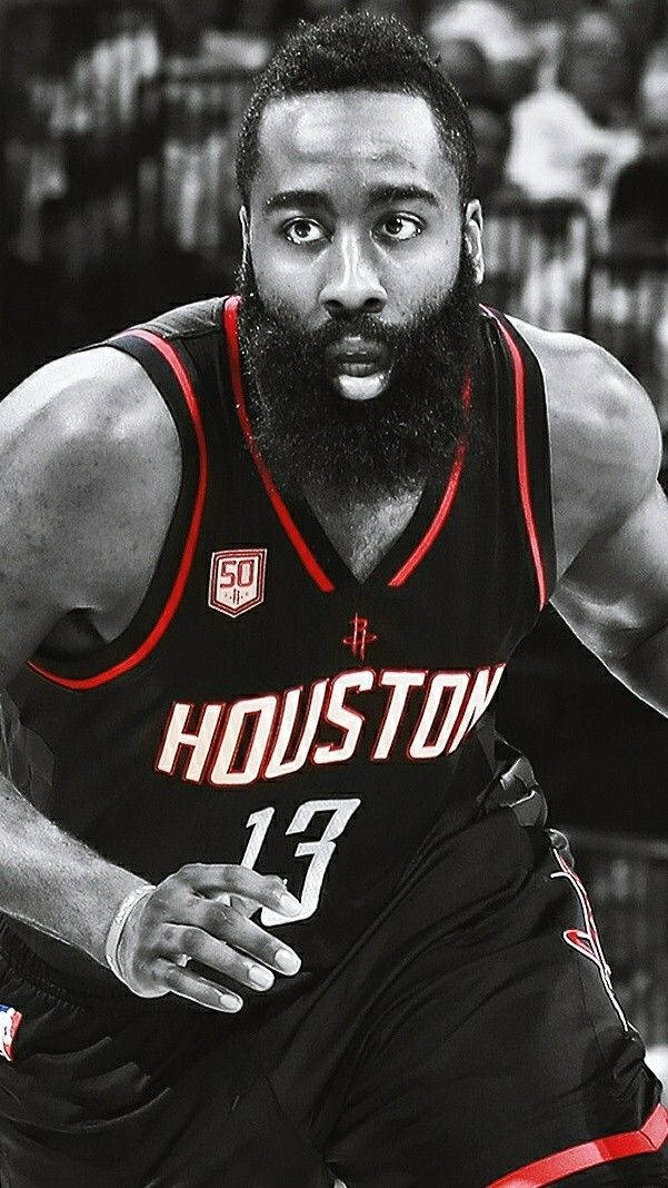 James Harden Selective Color Wallpaper