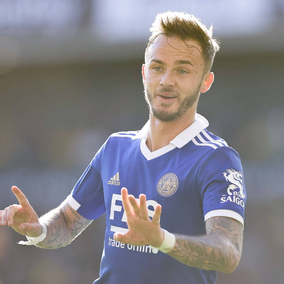 James Maddison Hand Signal Wallpaper