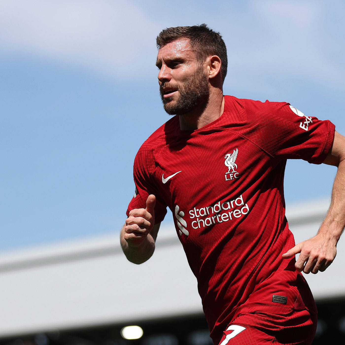 James Milner Running Stolen Shot Wallpaper