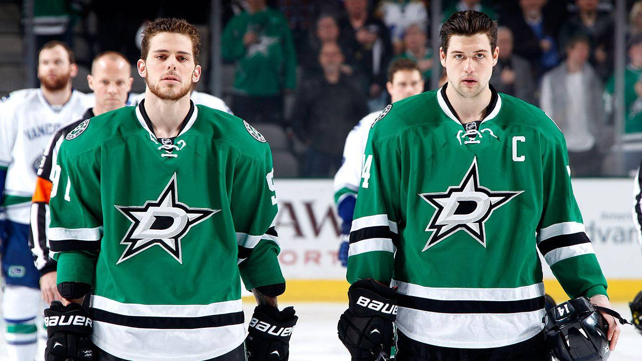 Jamie Benn And Tyler Seguin Poster Wallpaper